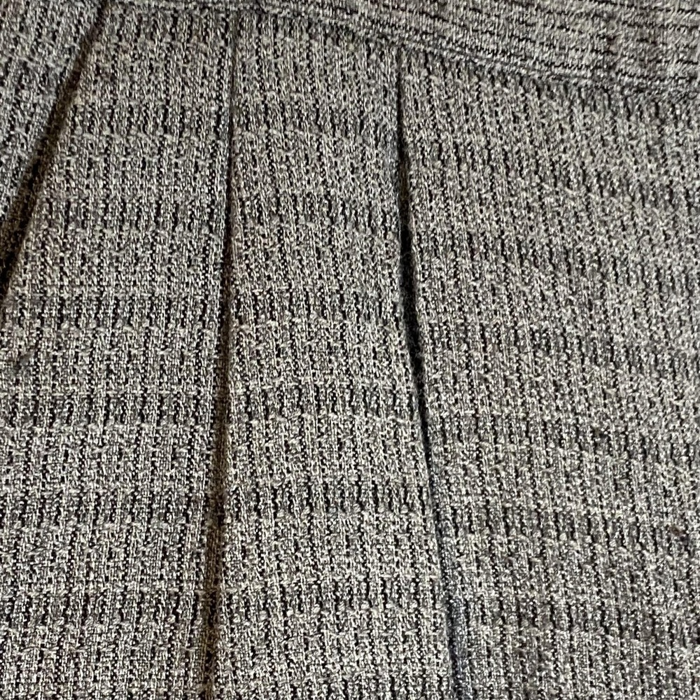 Vintage Kathy Ireland Dress Pants Juniors 9/10 Gray Check Pleated Tapered USA - Picture 4 of 16